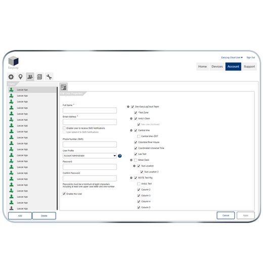 EasyLog Cloud Professional 12 Monate 15 Gerte