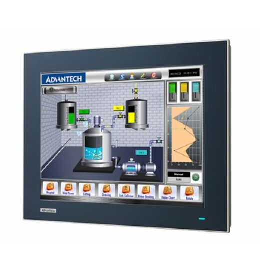 TPC-1551T: 15 Zoll Industrie Touch Panel PC, lüfterlos