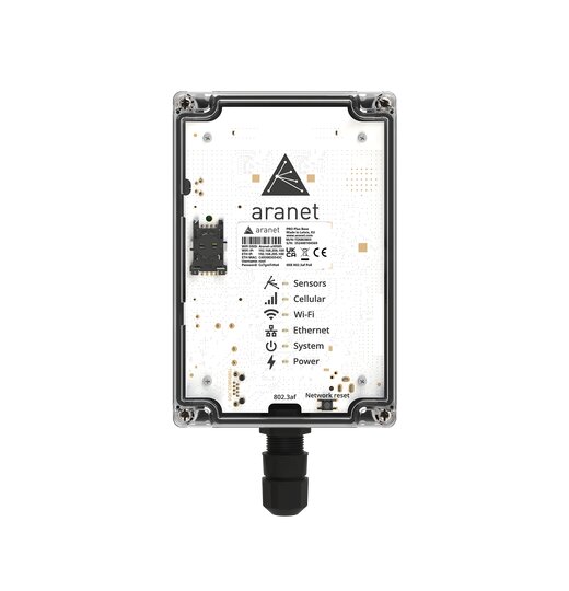 Aranet PRO Plus LTE  Datenlogger Basisstation zur Umweltberwachung im Freien mit 4G LTE Modem