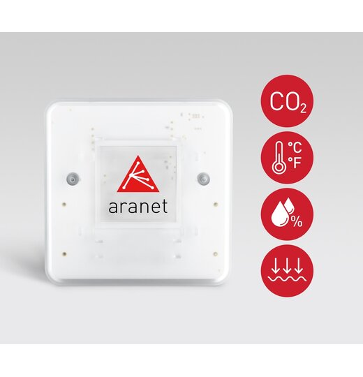 Aranet4 PRO ohne Display, CO2, Feuchte, Temperatur, Luftdruck Funkdatenlogger/Sensor