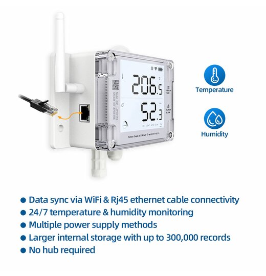 UbiBot GS1 - Datenlogger mit WiFi und Ethernet