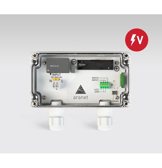 Aranet 0-10 V Transmitter mit 12 V/DC Stromversorgung