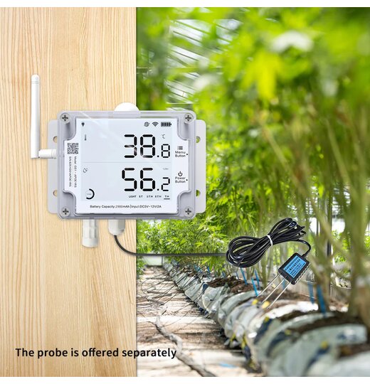 UbiBot GS1-A1RS-S - Datenlogger mit WiFi fr externe Sensoren 5V/12V