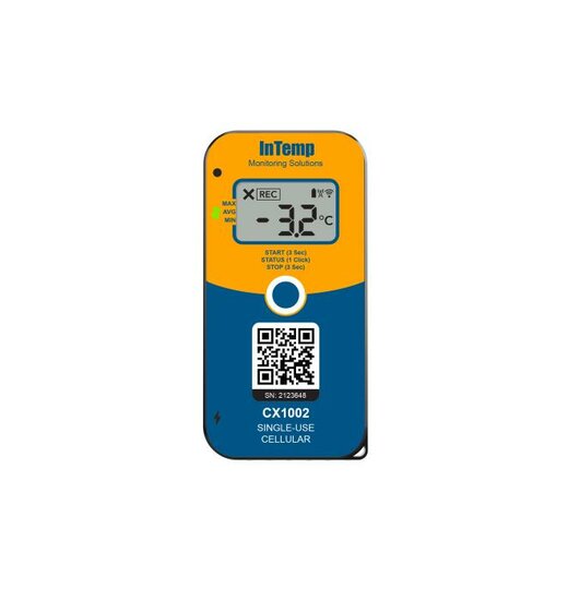 InTemp CX1002 Echtzeit-Temperaturdatenlogger, fr den Einmalgebrauch