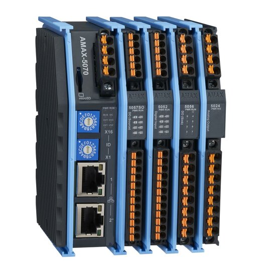 AMAX-5070-A: Modbus Coupler mit ID Switch fr Slice IO Module