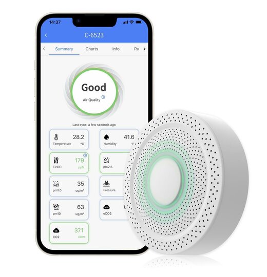 AQS1 Luftqualittssensor WIFI