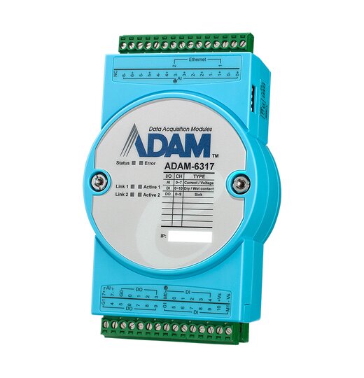 ADAM-6317 OPC UA Ethernet Remote I/O_AI Modul