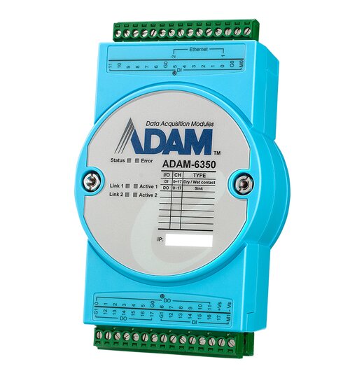 ADAM-6350 OPC UA Ethernet Remote I/O_DI/O Modul