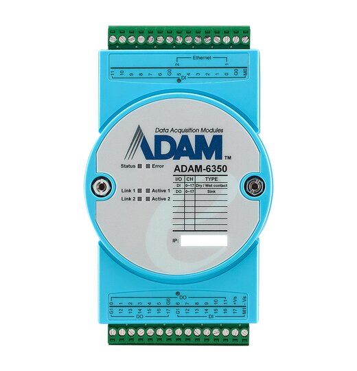 ADAM-6350 OPC UA Ethernet Remote I/O_DI/O Modul