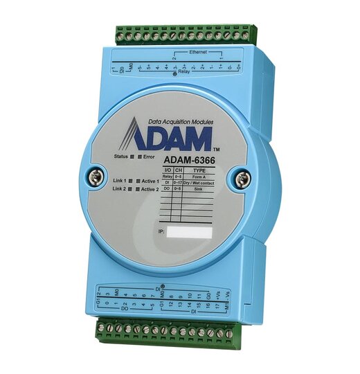 ADAM-6366 OPC UA Ethernet I/O - SSR Relay Output Modul