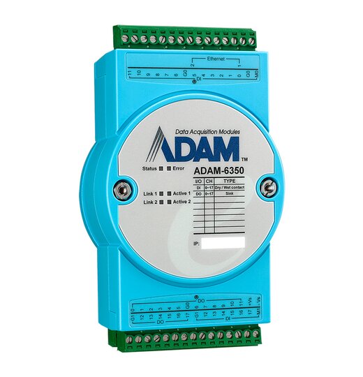 ADAM-6360D OPC UA Ethernet I/O - SSR Relay Output Module