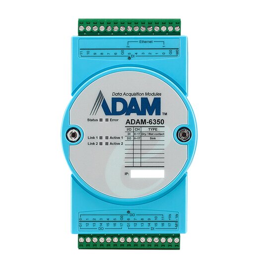 ADAM-6360D OPC UA Ethernet I/O - SSR Relay Output Module