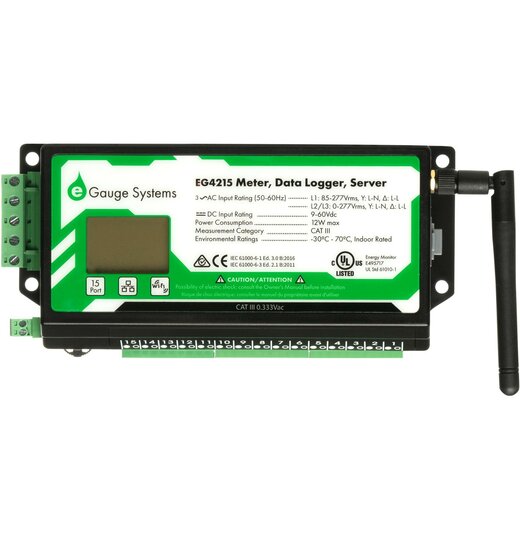 EG4215 eGauge WiFi Core Energie-Datenlogger fr bis zu 15 Stromkreise