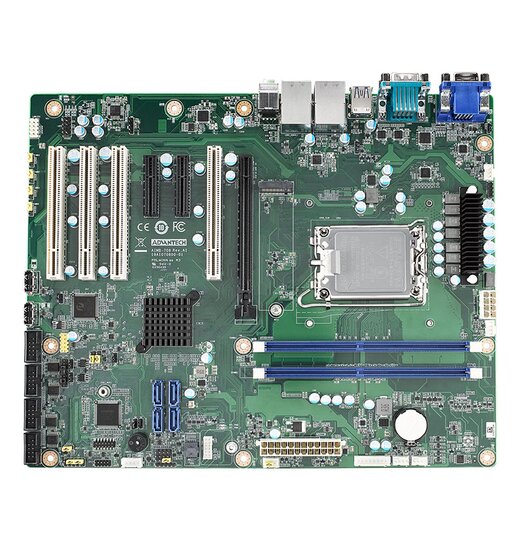 AIMB-708G2: ATX Industrie Motherboard fr Core i CPUs der 12./13./14. Generation,  LGA1700, mit HDMI/VGA, DDR4, USB 3.2, M.2, 6 COMs