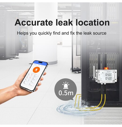 Leckage Detektor System mit WIFI, Ethernet, SIM-Karte
