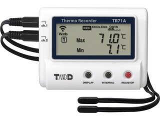 TR71A2 WLAN Datenlogger mit zwei Temperatursensoren