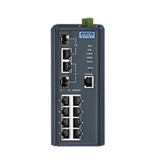 EKI-7710E-2C Managed Industrie Fast Ethernet Switch
