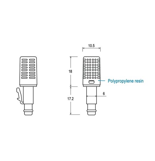 Temperatur-Feuchte-Sensor fr T&D Datenlogger