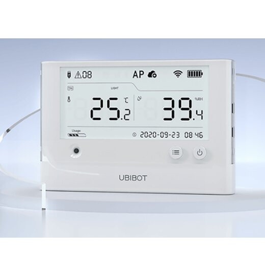 UbiBot WS1-Pro-L LoRa-Datenlogger fr Temperatur, Luftfeuchtigkeit und Licht