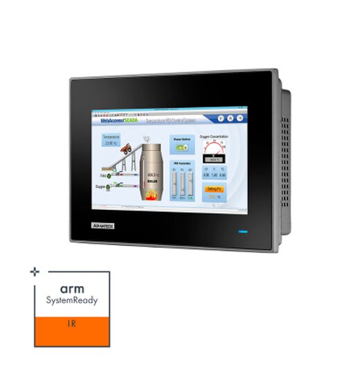 TPC-107W-N32YB: 7 Zoll Touchpanel-Computer mit ARM Cortex&trade;-A53-Prozessor & Linux Yocto