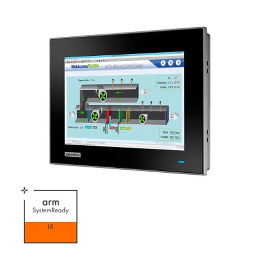 TPC-110W-N32YB: 10,1 Zoll Touchpanel-Computer mit ARM Cortex&trade;-A53-Prozessor & Linux Yocto