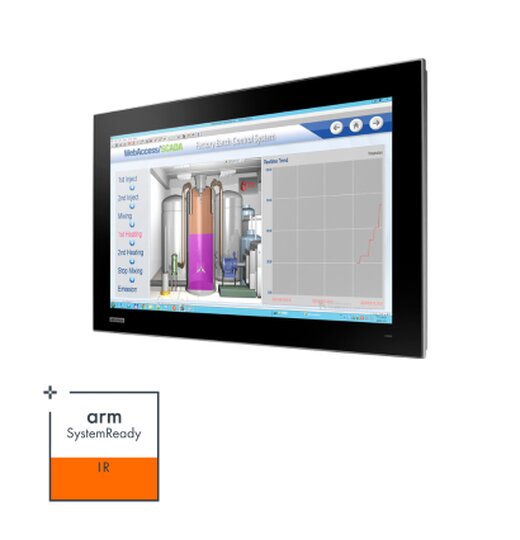 TPC-121W-N32AB: 21,5 Zoll Touchpanel-PC in Full HD mit ARM Cortex&trade;-A53-Prozessor & Android
