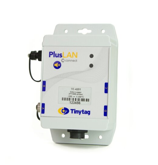 TE-4201: Ethernet-Temperatur-Datenlogger, fr Tiefsttemperaturen, zur Verwendung mit 1x PT1000-Messfhler