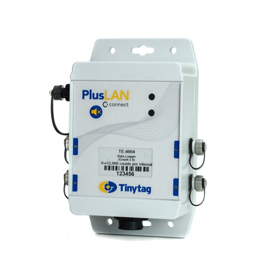 TE-4904: Ethernet-Impuls-Datenlogger mit vier Eingngen