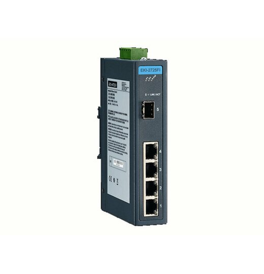 EKI-2725FI Unmanaged Industrie Ethernet Switch