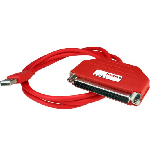 USB-AD: USB-Messadapter, 16 analog IN 12 Bit, 10Hz