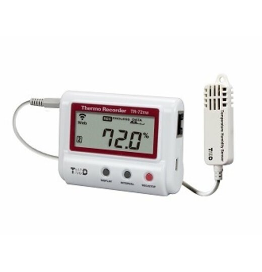 TR-72nw-S Datenlogger für Temperatur und Feuchtemessung (hochpräzise)