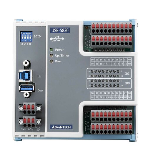 USB-5830: Industrielles, galvanisch getrenntes Digital I/O-Modul mit USB 3.0