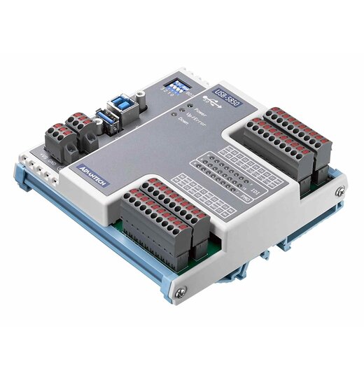 USB-5850: Industrielles IO-Modul mit Digital In u. MOS-FET Out auf USB 3.0