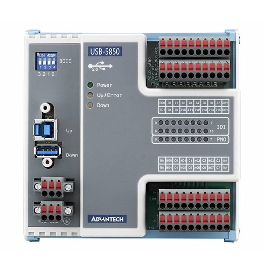 USB-5850: Industrielles IO-Modul mit Digital In u. MOS-FET Out auf USB 3.0